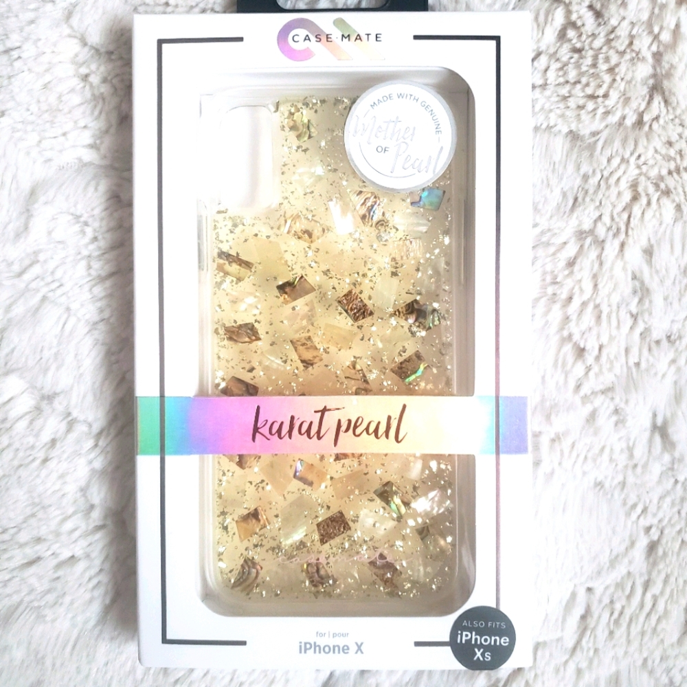 I PHONE X/XS Case NWT Karat Pearl Casemate